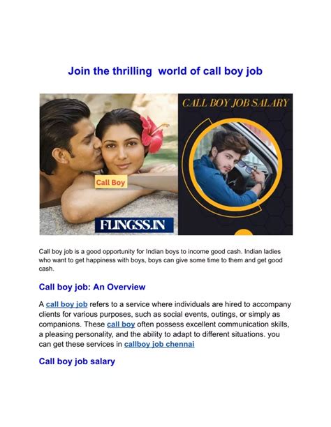 call boy job apply|The Insider’s Guide to the Thrilling World of Call Boy Jobs.